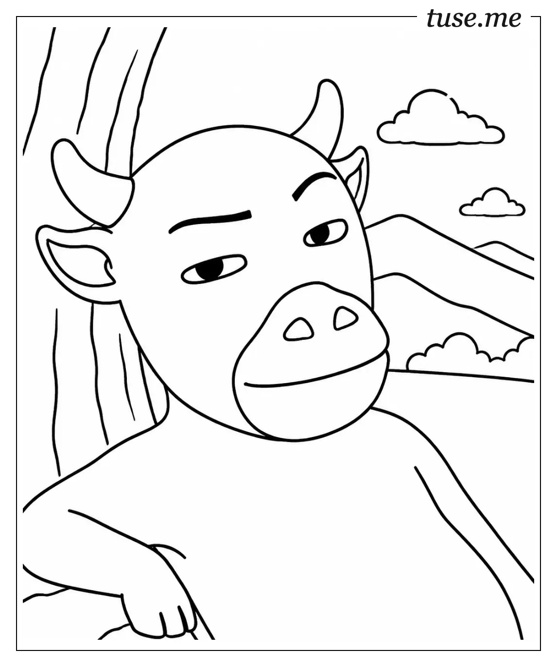 涂色画
