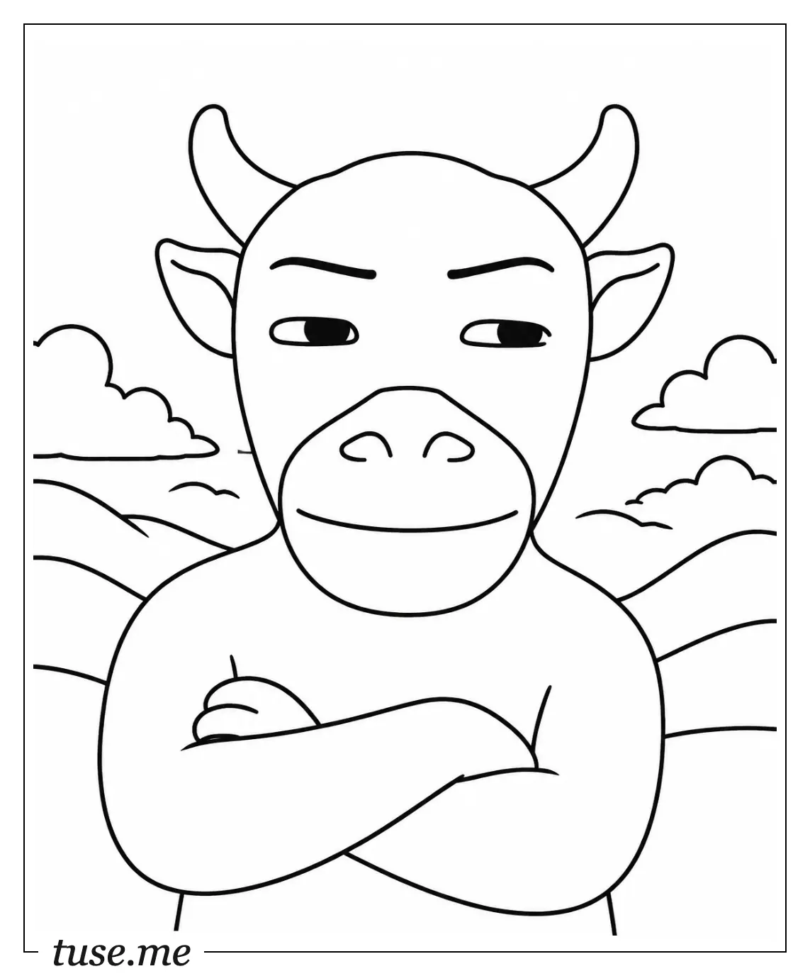 涂色画