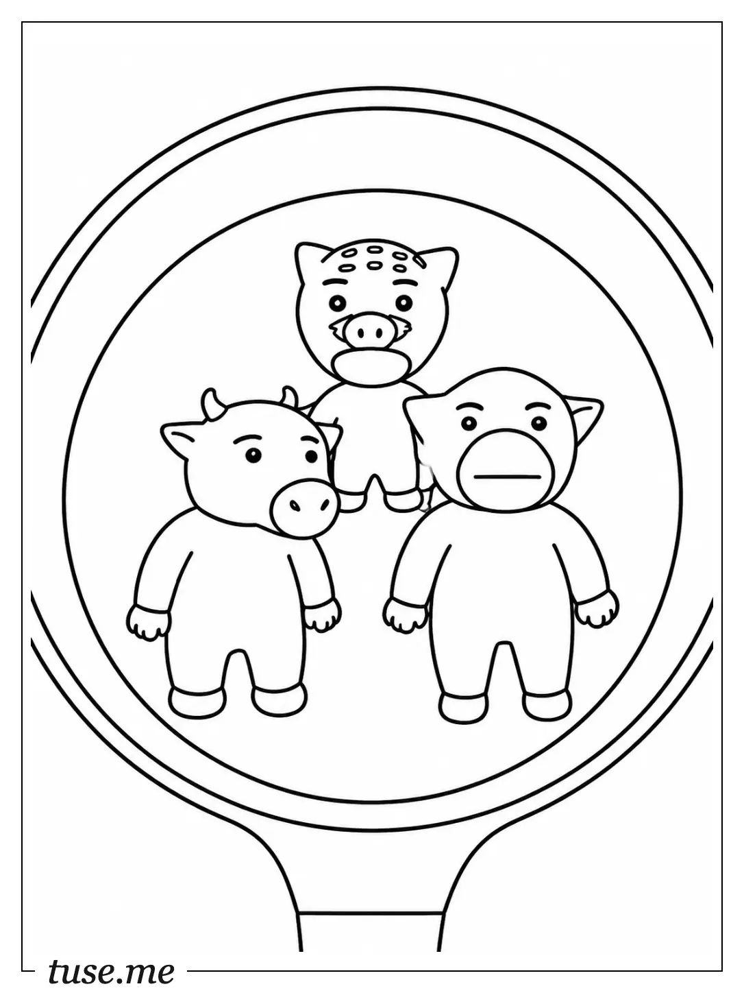 涂色画